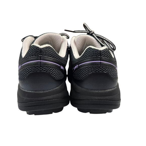 Gravity Defyer Mighty Walk Shoes Size 6 Black Purple Sneakers Athletic TB9024FLP - Picture 4 of 8